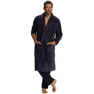 JP 1880 Herren Bademantel Mikrofaser ROBE, grau, 5XL