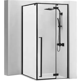 Rea Duschkabine Fargo 90X90 Black - Schwarz