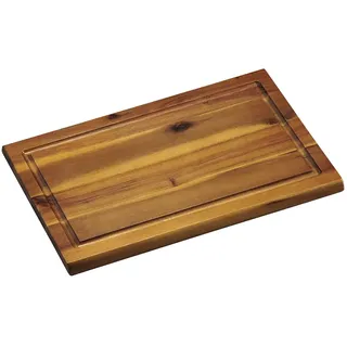 KESPER Tranchierbrett Akazie 1-tlg. 32 x 21 x 1,5 cm Braun