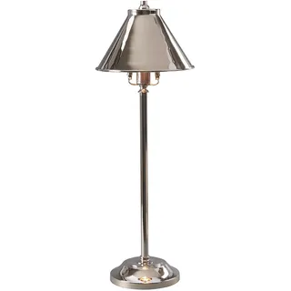 Tischlampe ISMENE in Nickel Ø21cm h:59cm Wohnzimmer E14 Industrial Bodenleuchte