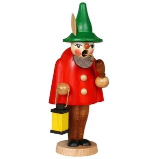 Miniaturräuchermann Wichtel rot HxBxT 12x4x4cm NEU Rauchen Rauchfigur Rauchmann