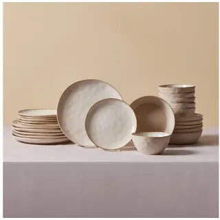 KARACA Aria Tafelservice 24-tlg. beige