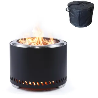 Relaxdays Feuerschale Ø 49,5 cm Schwarz
