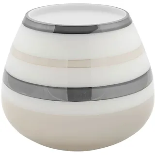 Fink Tischvase »LAPAZ« aus Opalglas, mit Streifendekor, beige