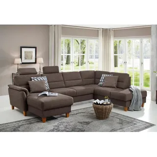 Home Affaire »Palmera U-Form, B: 308 cm« optional Bettfunktion & Bettkasten, Federkern,