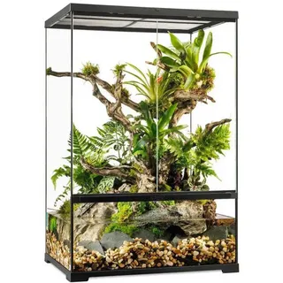 Exo Terra Pro Paludarium M X-tall Terrarium 60x45x90cm - Black - 60 x 45 x 90 cm