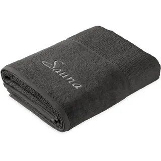 Pearl Saunatuch 80 x 200 cm graphite