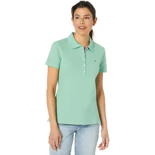 Tommy Hilfiger Klassisches Damen-Poloshirt (Standard- und Übergröße), Light Mint, Groß