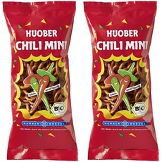 HUOBER Bio Chili Mini Brezel, 75 g (2er Pack)