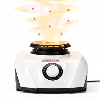 1200 W Wäschetrockner, Elektrischer Timer-Trockner, für Wäscheständer Geeignet Zum Trocknen Und Heizen von Kleidung zu Hause, Eu-Stecker 220 V