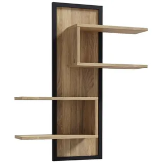 Forte Wandregal Jytana 122,5 x 102,6 x 0 cm Braun