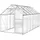 Gewächshaus Aluminium Alufarben HKP 4 mm 6,93 m2