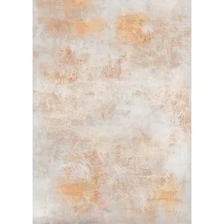 Novel Vintage-Teppich , Orange, Sandfarben, Beige , Textil , Tier , rechteckig , 80x150 cm , Oeko-Tex® Standard 100 , für Fußbodenheizung geeignet , Teppiche und Böden, Teppiche, Webteppiche