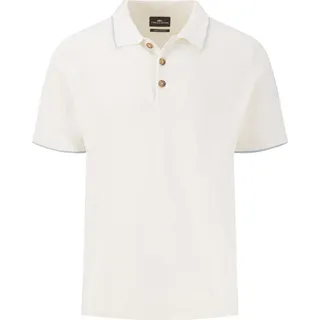 FYNCH-HATTON Polo, Baumwolle Linen 824 new offwhite XL - Weiß