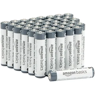 Amazon Basics AAA-Alkali-Batterien, 1,5 V, 5 Jahre lagerfähig, 40 Stück