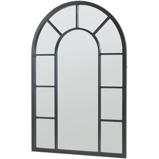 [en.casa] Wandspiegel Enonkoski 60 x 90 cm Schwarz
