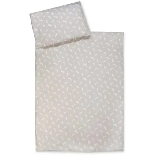 Julius Zöllner Bettwäsche Organic Zweige taupe 80/80+35/40 - Taupe