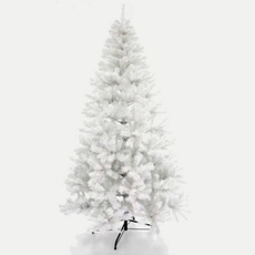 Weißer Weihnachtsbaum, schneebedeckter Weihnachtsbaum, Optionale Weihnachtsbeleuchtung, Weihnachtsbaum Dekoration nach Ihrem Geschmack, Chistmas Tree