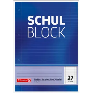 Brunnen Brunnen, Schulblock A4 Lin27 50Bl, 1 stück (1er Pack)