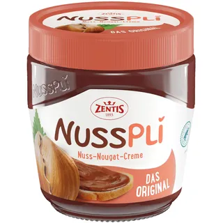 Zentis Nusspli Original feine Nuss-Nougat-Creme, 400g | Feine Nuss-Nougat-Creme für vielfältige Genussmomente