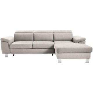 XORA Ecksofa Ecru, - 250x167 cm,