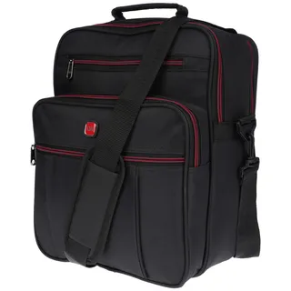 Christian Wippermann große Herren Tasche Flugbegleiter Umhängetasche Arbeitstasche Herrentasche im Hochformat