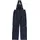 Kinder-Skioverall aus Twill Schwarz Blau 128