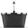 Carrybag Einkaufskorb Rhombus schwarz 48 x 28 x 29 cm