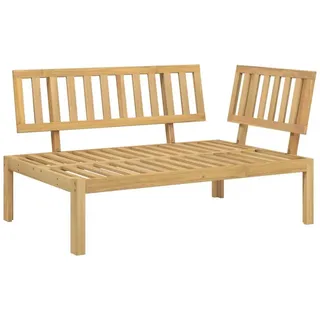 vidaXL Garten-Ecksofa Loungesofa braun