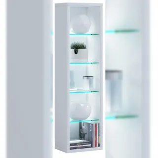 VCM Rasato Standregal 21 x 14 x 77 cm Weiß