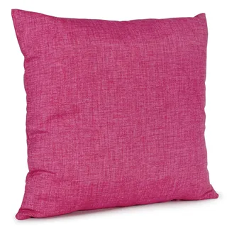 ANRO Kissenbezug Kissenhülle Kissen Sofakissen Zierkissen Deko Kissenbezüge Leinenoptik Fuchsia 50x50cm ohne Füllung