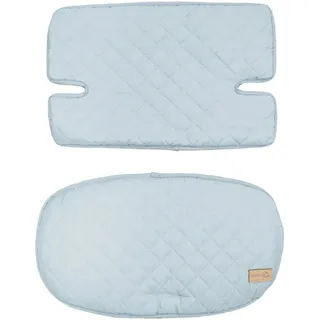 Roba Hochstuhl-Sitzverkleinerer 2-teilig roba Style türkis , Hellblau , Textil , 40x25x2 cm , Babymöbel & Kindermöbel, Babyzimmer, Hochstühle