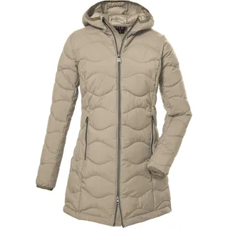 G.I.G.A. DX Damen Steppparka mit Kapuze/Funktionsparka in Daunenoptik GW 20 WMN QLTD PRK, hellbeige, 36,