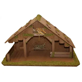 Alfred Kolbe Krippe »Krippenstall« für 12 cm Figuren, braun
