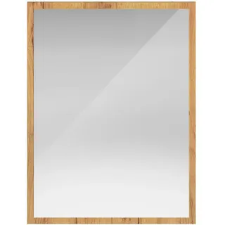 Feldmann-Wohnen Spiegel Vasco Gold Craft Eiche 50 / 2 / 66cm , Holzwerkstoff , 50x82x2 cm , Spiegel, Wandspiegel