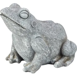 Deko-Figur Frosch Dunkelgrau Magnesia 34 x 29 x 26,5 cm