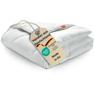 sleepling Winter Bettdecke 155x220 cm, Ultra warme Winterdecke, Winterbettdecke 155 x 220 cm, 100% feine Mikrofaser, Made in EU, Oeko-Tex 100, waschbar bis 60 Grad