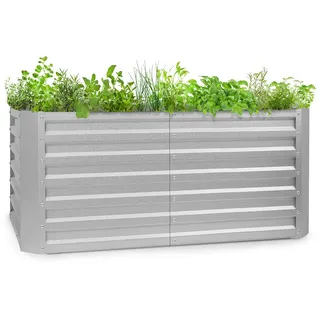 Blumfeldt Hochbeet 120 x 60 x 60 cm Silber