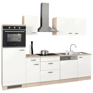 OPTIFIT Küchenzeile Faro 270 cm weiß