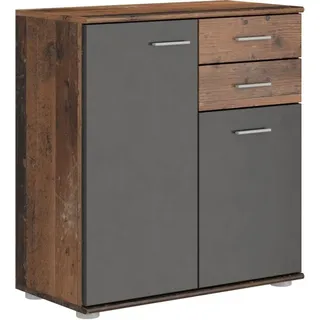 masseno Michele 71 x 75 x 35 cm Braun / Hellgrau