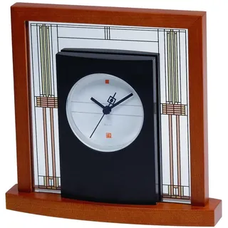 Bulova Willits Frank Lloyd Wright Tischuhr, Holz, helles Kirsch-Finish