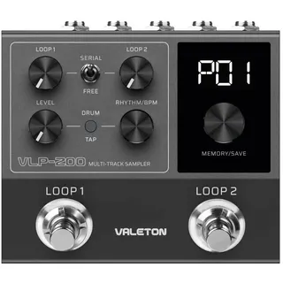 Valeton VLP-200 Looper-Effektpedal für E-Gitarre