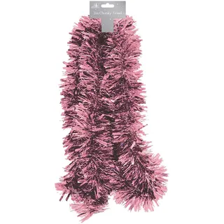 Weihnachtsbaum Zimmer Dekoration 2 Meter Lametta - Pink