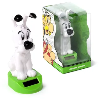 Puckator Solar Pal Idefix Figur Tänzerin, solarbetrieben, Asterix und Obelix, für Armaturenbrett, Auto, Schreibtisch oder Fensterbank, Geschenkidee