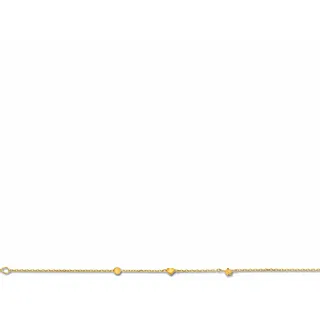 Fußkette ONE ELEMENT "Fußkettchen Rundankerkette aus 925 Silber 25 cm" Gr. 25, silber, Fußketten, Damen, Silber 925 (Sterlingsilber), Fußkette