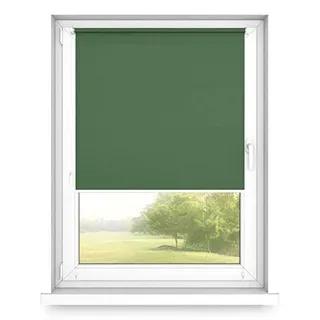 Time4blinds - Rollo ohne Kassette, 90x180 cm, Grüne Flasche, Steuerung Links