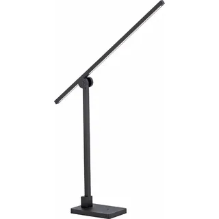 Paul Neuhaus LED Tischlampe PURE GRAFO Schreibtischlampe dimmbar warmweiß Sensor drehbar schwarz Schlafzimmer, Wohnzimmer, Büro 4407-18 - Schwarz