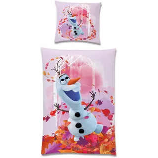 Frozen Die Eiskönigin Olaf Summer Bettwäsche Biber / Flanell