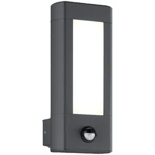 Trio Außenleuchte Aluminium 2x 4,5 Watt IP54 mit Bewegungsmelder anthrazit