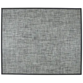 HowHomely Grillschutzmatte Grillunterlage Grillteppich 100x120 cm PVC Polyester - Grau